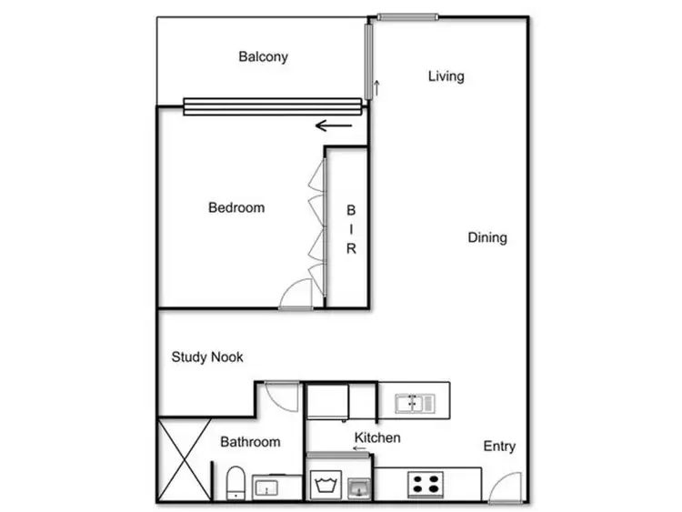 Floorplan of Homely apartment listing, 38/2 Veryard Lane, Belconnen ACT 2617