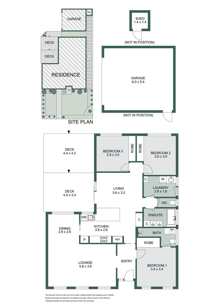 Floorplan of Homely house listing, 1/31 Olympic Parade, Dromana VIC 3936