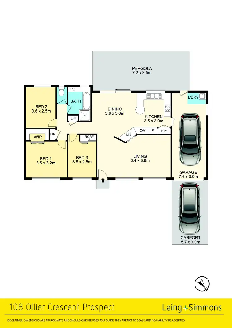 Floorplan of Homely house listing, 108 Ollier Crescent, Prospect NSW 2148