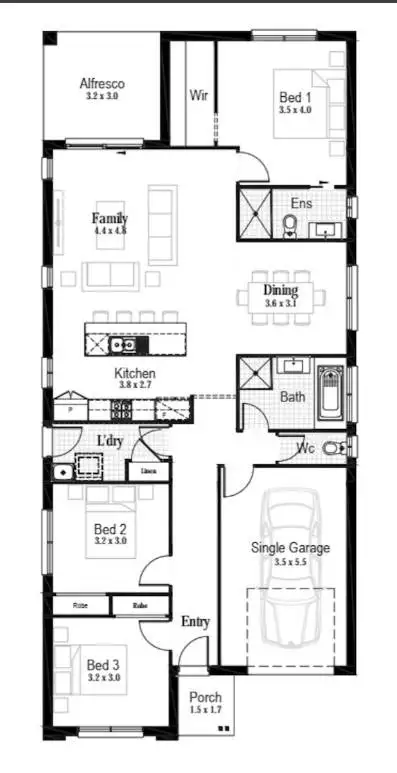 Floorplan of Homely house listing, Address available on request