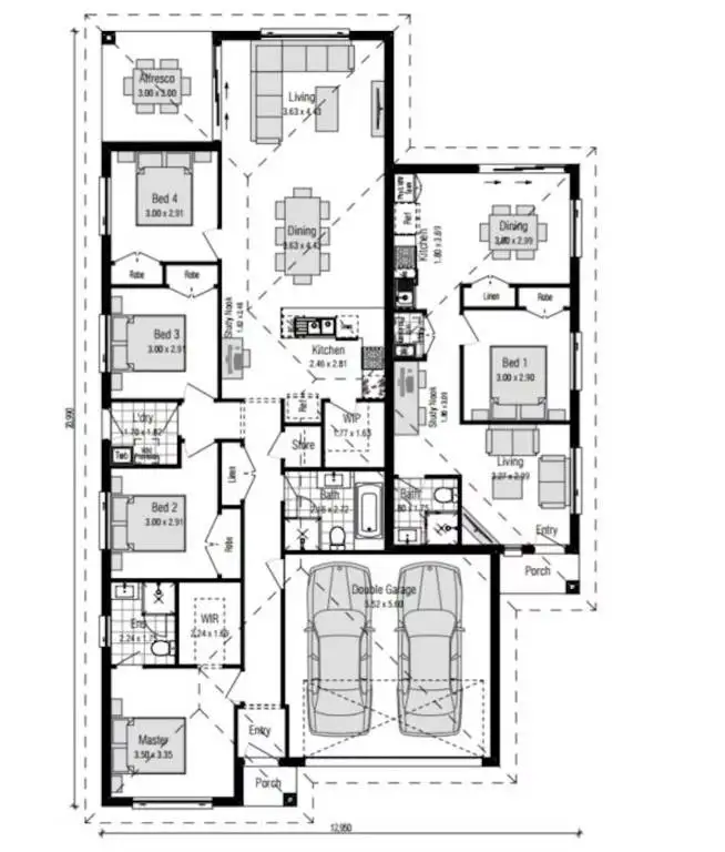 Floorplan of Homely house listing, Address available on request