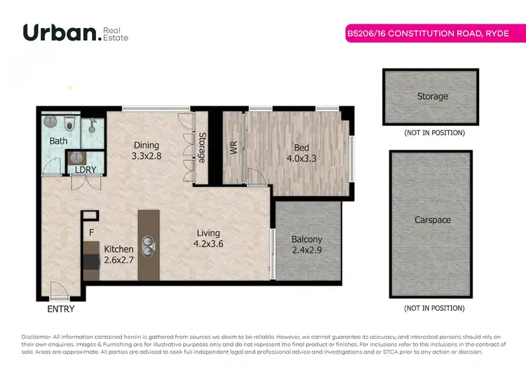 Floorplan of Homely apartment listing, B5206/16 Constitution Road, Ryde NSW 2112