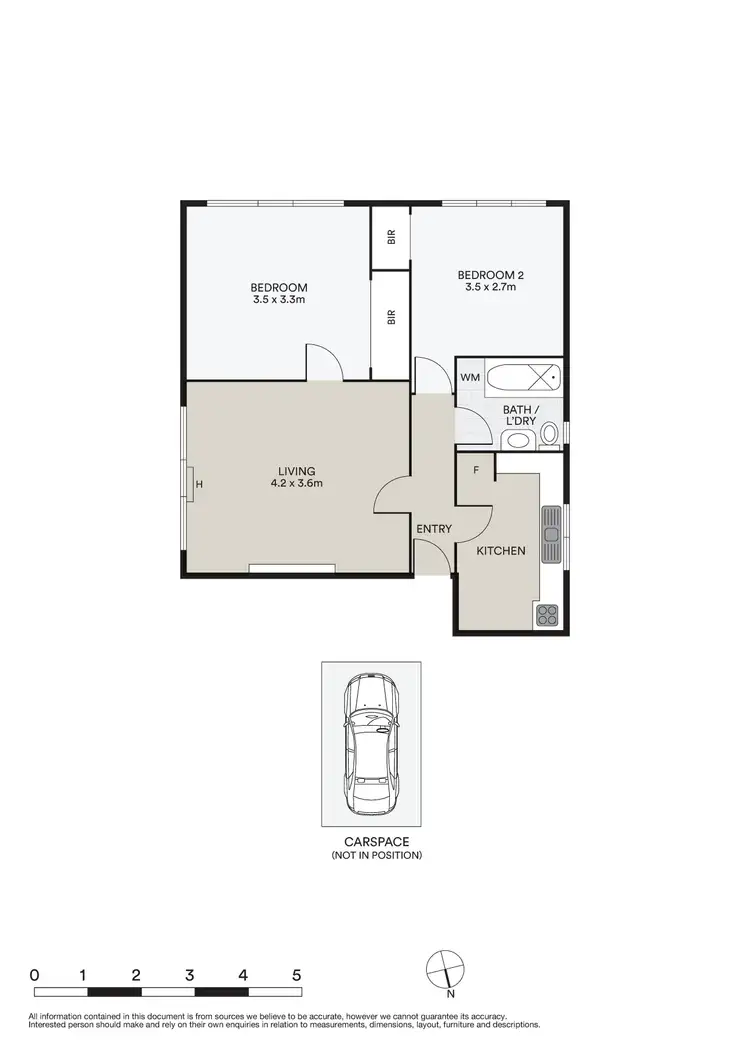 Floorplan of Homely apartment listing, 1/72 Grosvenor Street, Balaclava VIC 3183