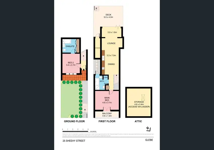 Floorplan of Homely house listing, 25 Sheehy Street, Glebe NSW 2037