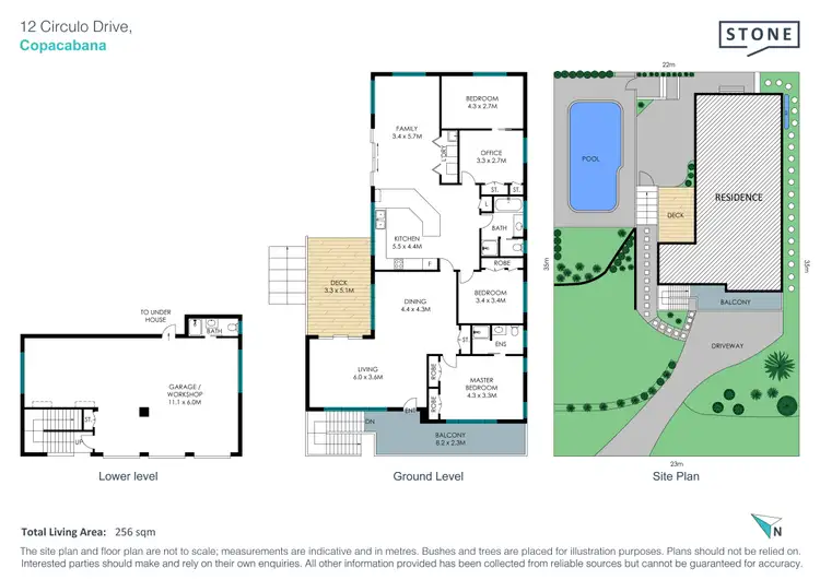 Floorplan of Homely house listing, 12 Circulo Drive, Copacabana NSW 2251