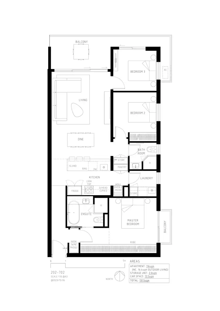 Floorplan of Homely apartment listing, 202/193 Angas Street, Adelaide SA 5000