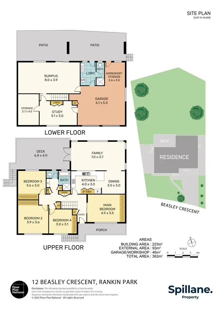 Floorplan of Homely house listing, 12 Beasley Crescent, Rankin Park NSW 2287