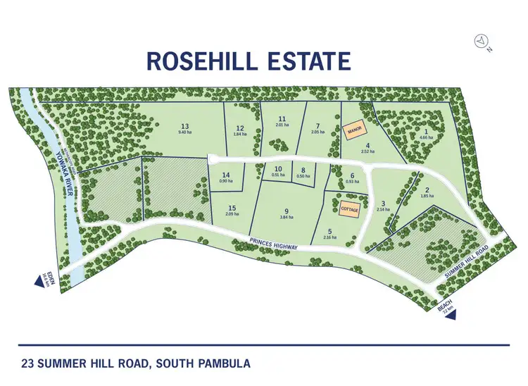 Floorplan of Homely land listing, LOT 8, 8/23 Summerhill Road, Greigs Flat NSW 2549
