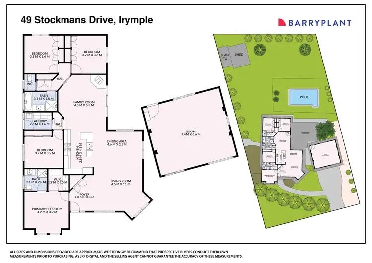 Floorplan of Homely house listing, 49 Stockmans Drive, Irymple VIC 3498