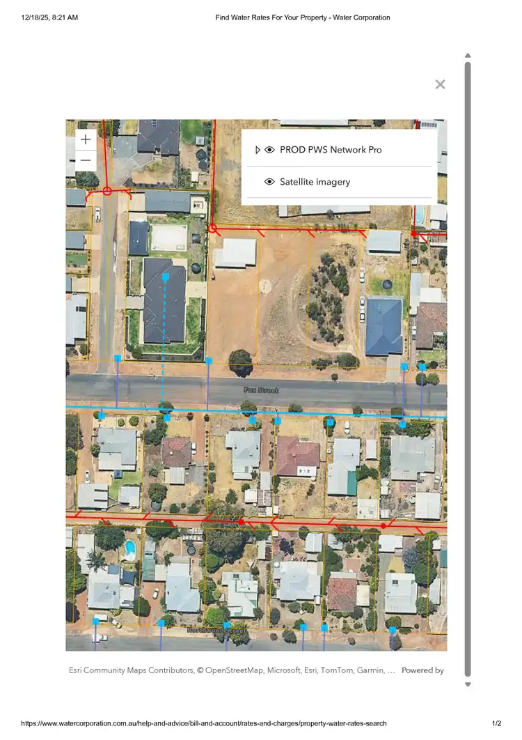 Floorplan of Homely land listing, 29 Fox Street, Narrogin WA 6312