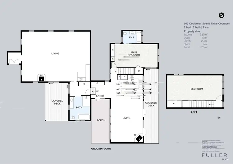 Floorplan of Homely house listing, 503 Coolamon Scenic Drive, Coorabell NSW 2479