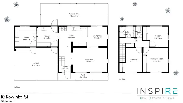 Floorplan of Homely house listing, 10 Kowinka Street, White Rock QLD 4868