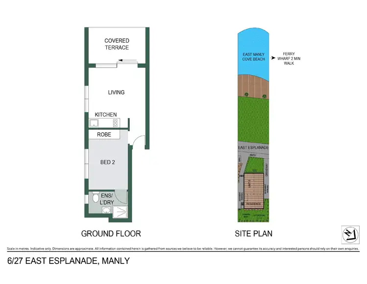 Floorplan of Homely unit listing, 6/27 East Esplanade, Manly NSW 2095