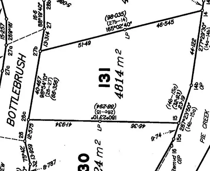 Floorplan of Homely land listing, 23 Bottlebrush Court, Pie Creek QLD 4570