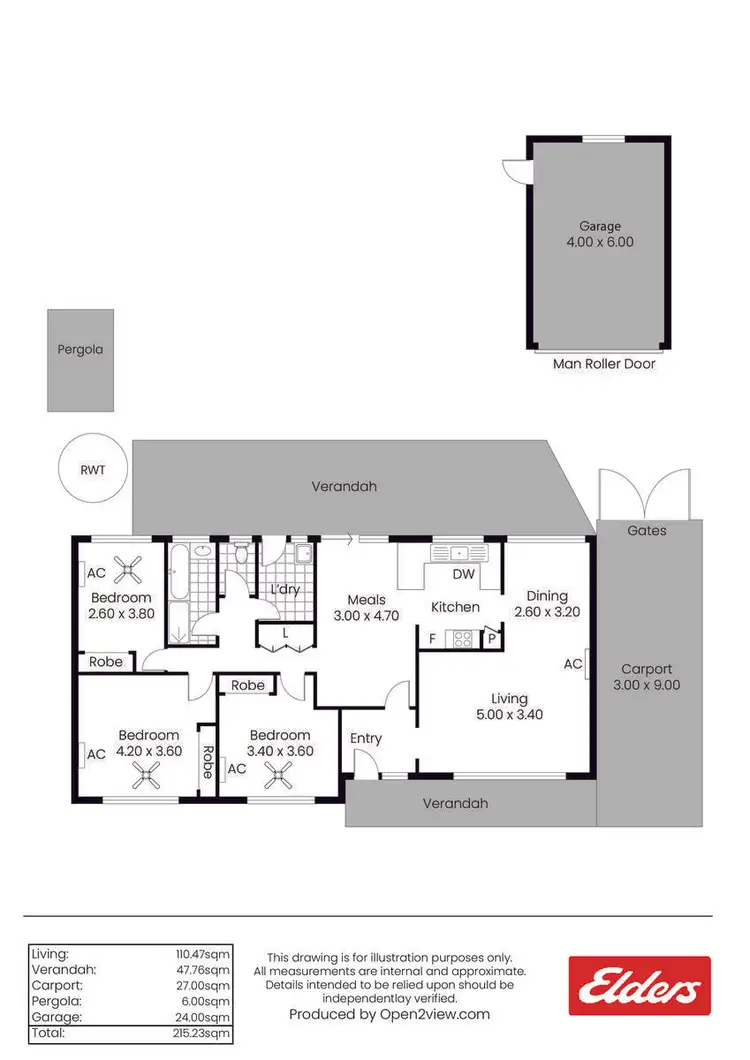 Floorplan of Homely house listing, 18 Second Street, Snowtown SA 5520