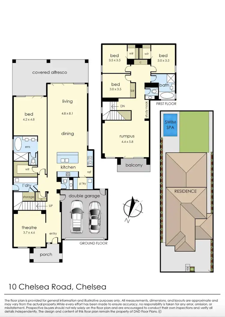 Floorplan of Homely house listing, 10 Chelsea Road, Chelsea VIC 3196