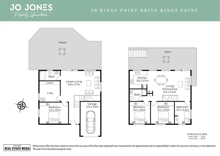Floorplan of Homely house listing, 28 Kings Points Drive, Kings Point NSW 2539