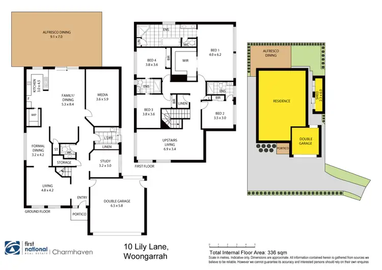 Floorplan of Homely house listing, 10 Lily Lane, Woongarrah NSW 2259