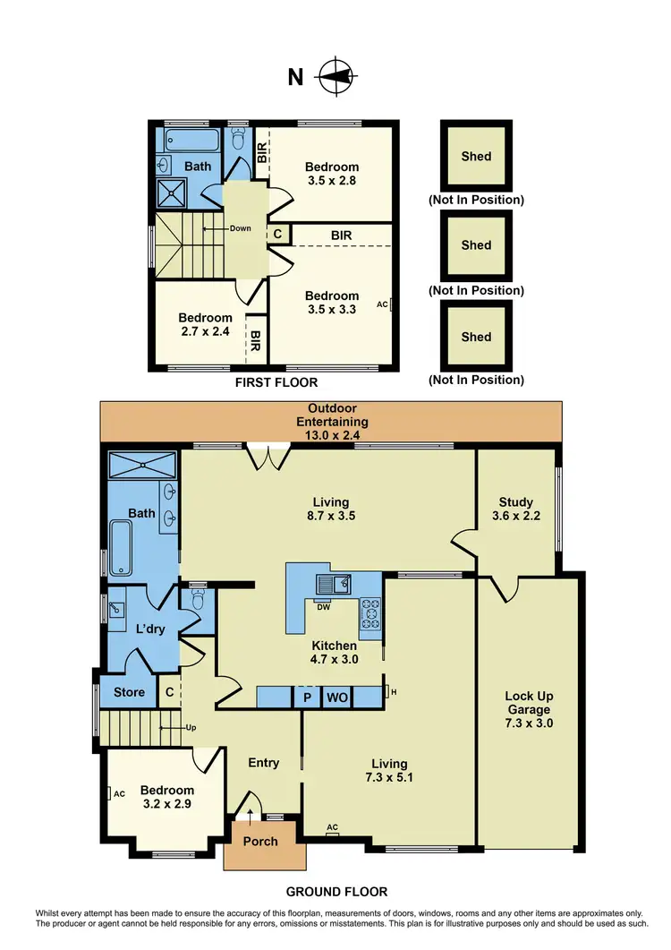 Floorplan of Homely house listing, 30 Larool Crescent, Sunshine West VIC 3020