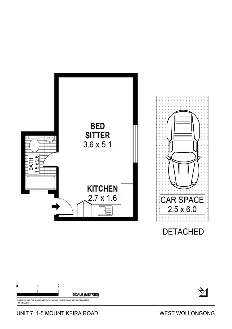 Floorplan of Homely unit listing, 7/1-5 Mount Keira Road, West Wollongong NSW 2500