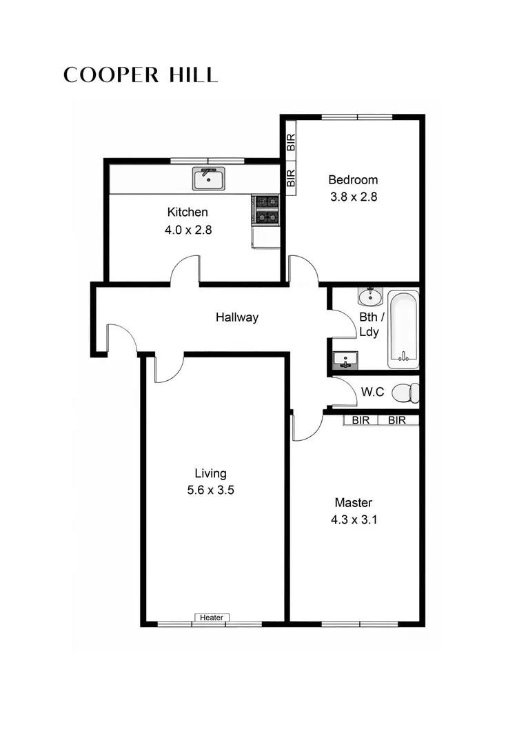 Floorplan of Homely unit listing, 12/53-59 Bishop Street, Box Hill VIC 3128