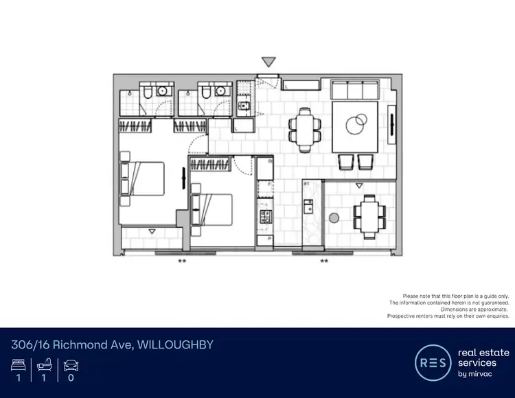 Floorplan of Homely apartment listing, 306/16 Artarmon Road, Willoughby NSW 2068