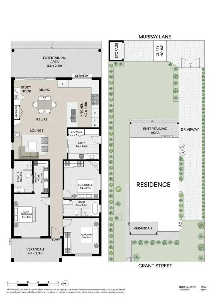 Floorplan of Homely house listing, 5 Grant Street, Mudgee NSW 2850