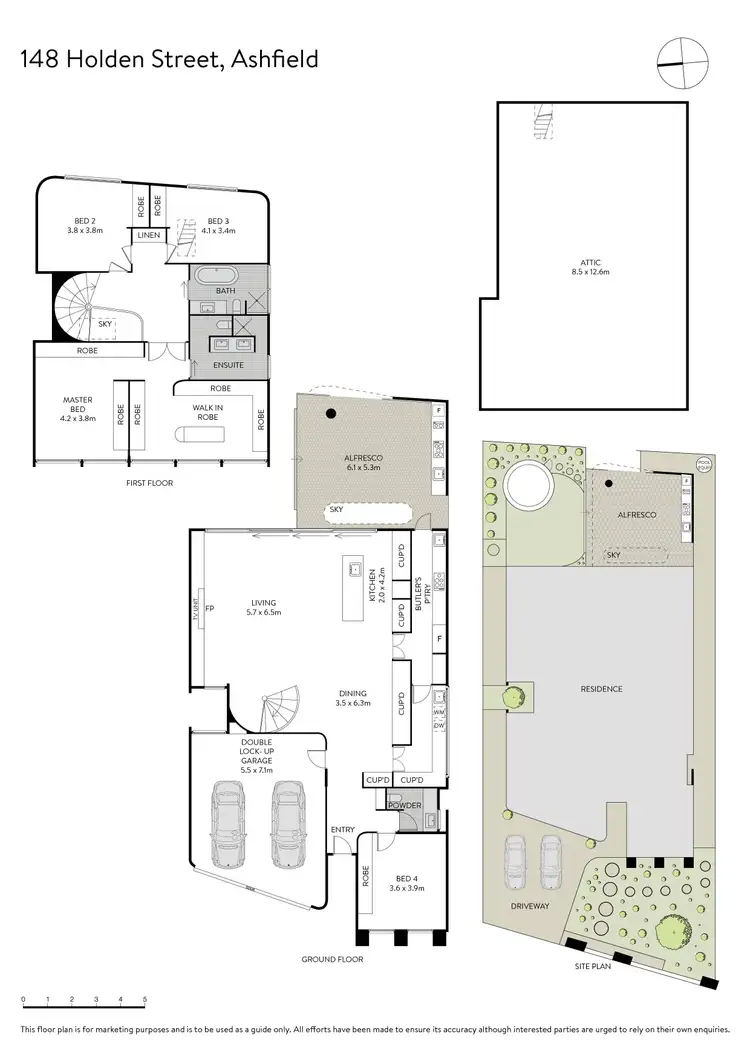 Floorplan of Homely house listing, 148 Holden Street, Ashfield NSW 2131