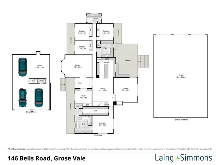 Floorplan of Homely rural property listing, 146 Bells Road, Grose Vale NSW 2753