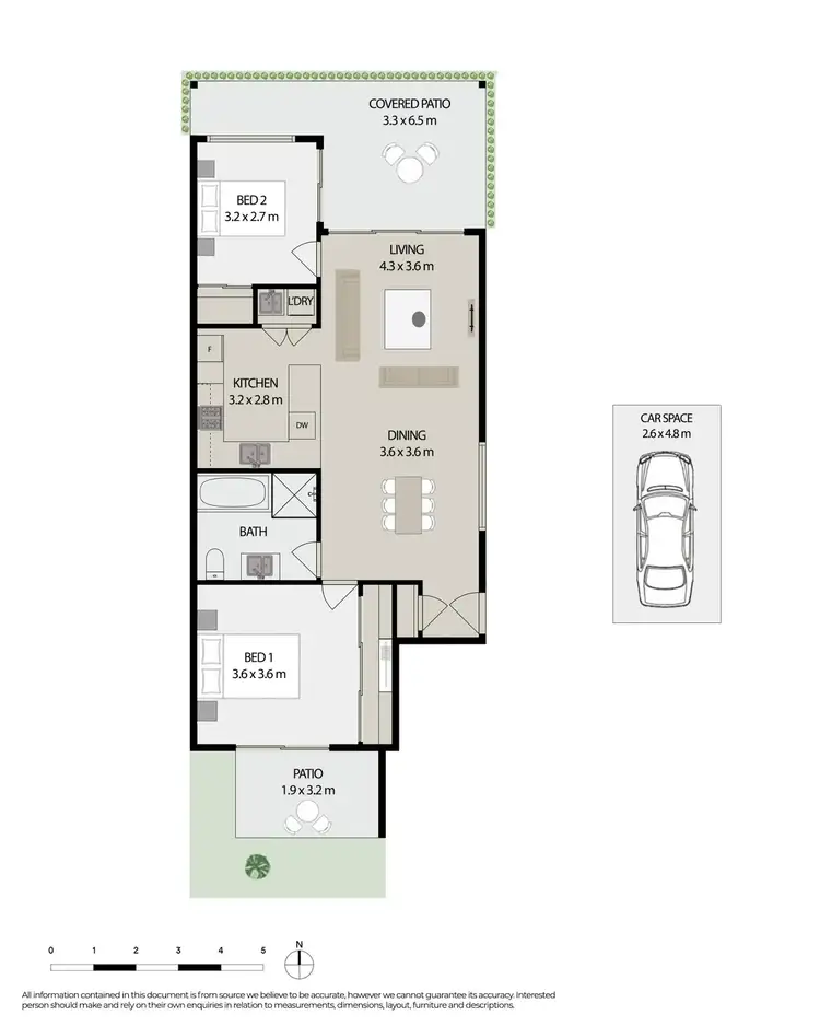 Floorplan of Homely unit listing, 1/176-178 Ray Road, Epping NSW 2121