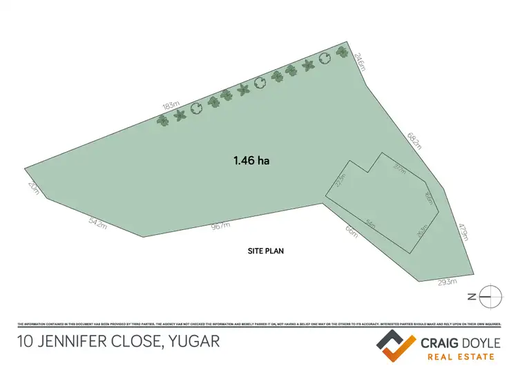 Floorplan of Homely land listing, LOT 3, 10 Jennifer Close, Yugar QLD 4520