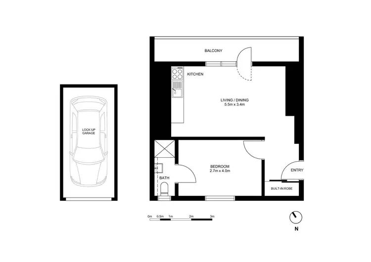 Floorplan of Homely apartment listing, 18/54 Johnston Street, Annandale NSW 2038