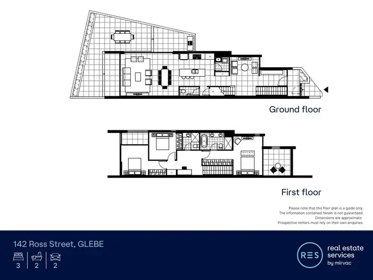 Floorplan of Homely terrace listing, 142 Ross Street, Glebe NSW 2037