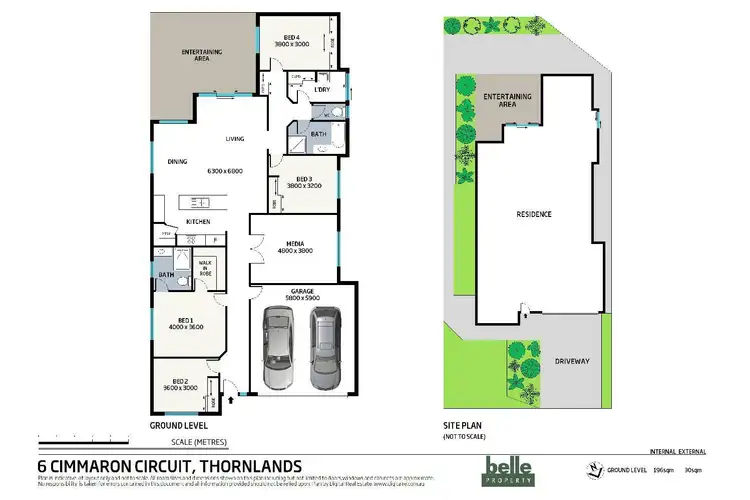 Floorplan of Homely house listing, 6 Cimmaron Circuit, Thornlands QLD 4164