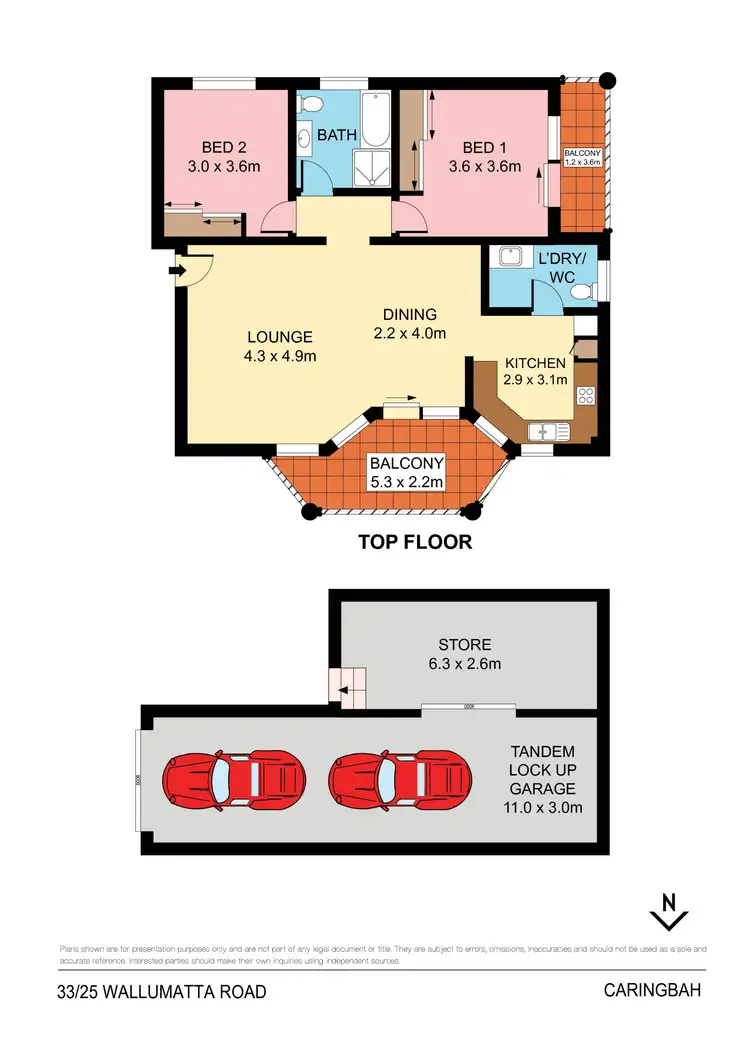 Floorplan of Homely unit listing, 33/231 Kingsway, Caringbah NSW 2229