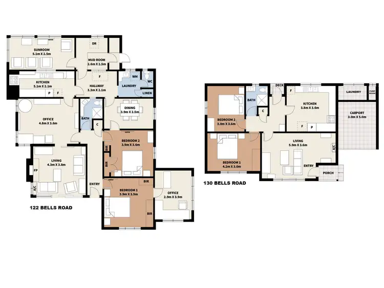 Floorplan of Homely rural property listing, 122 Bells Road, Loch VIC 3945