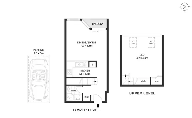 Floorplan of Homely apartment listing, 32 May Lane, Neutral Bay NSW 2089