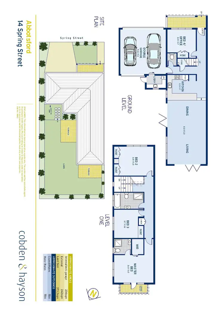 Floorplan of Homely house listing, 14, 16A & Spring Street, Abbotsford NSW 2046