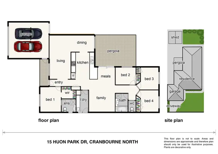 Floorplan of Homely house listing, 15 Huon Park Road, Cranbourne North VIC 3977