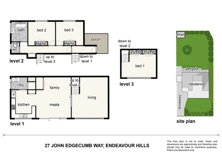 Floorplan of Homely house listing, 27 John Edgecumbe Way, Endeavour Hills VIC 3802