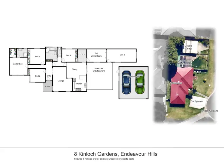 Floorplan of Homely house listing, 8 Kinloch Gardens, Endeavour Hills VIC 3802