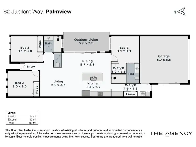 Floorplan of Homely house listing, 62 Jubilant Way, Palmview QLD 4553
