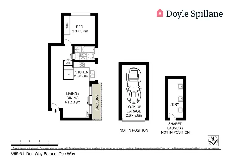 Floorplan of Homely apartment listing, 8/59-61 Dee Why Parade, Dee Why NSW 2099