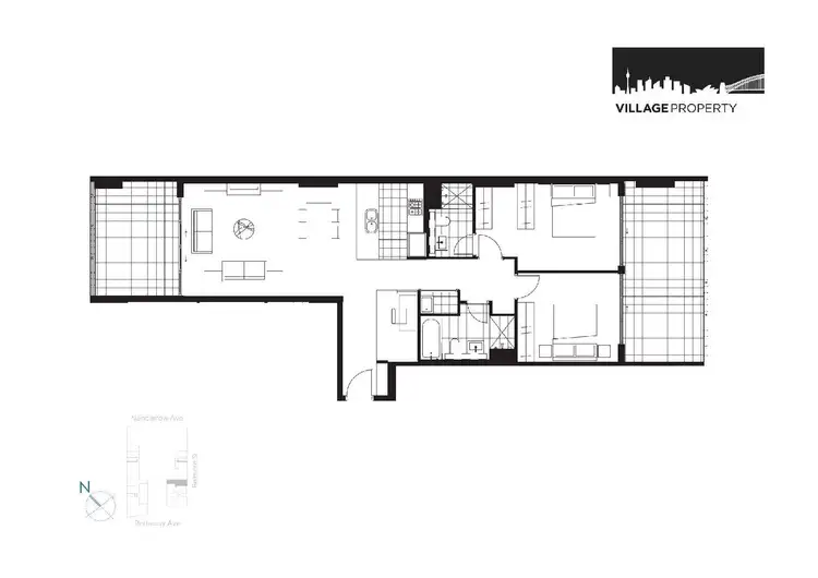 Floorplan of Homely apartment listing, F2.5/41-45 Belmore Street, Meadowbank NSW 2114