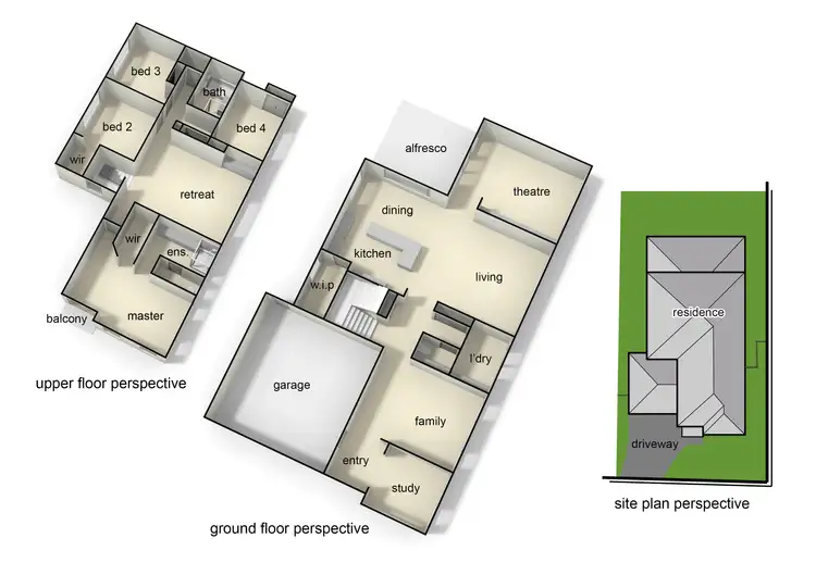 Floorplan of Homely house listing, 36 Chantenay Parade, Cranbourne North VIC 3977