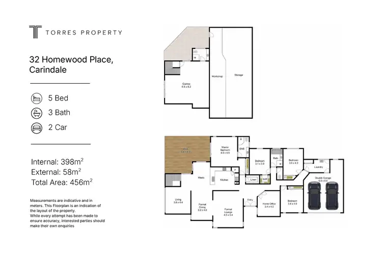 Floorplan of Homely house listing, 32 Homewood Place, Carindale QLD 4152
