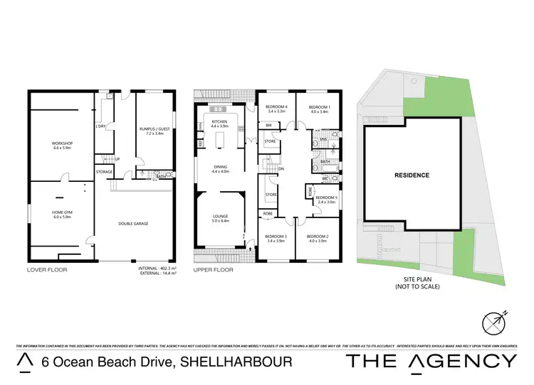 Floorplan of Homely house listing, 6 Ocean Beach Drive, Shellharbour NSW 2529