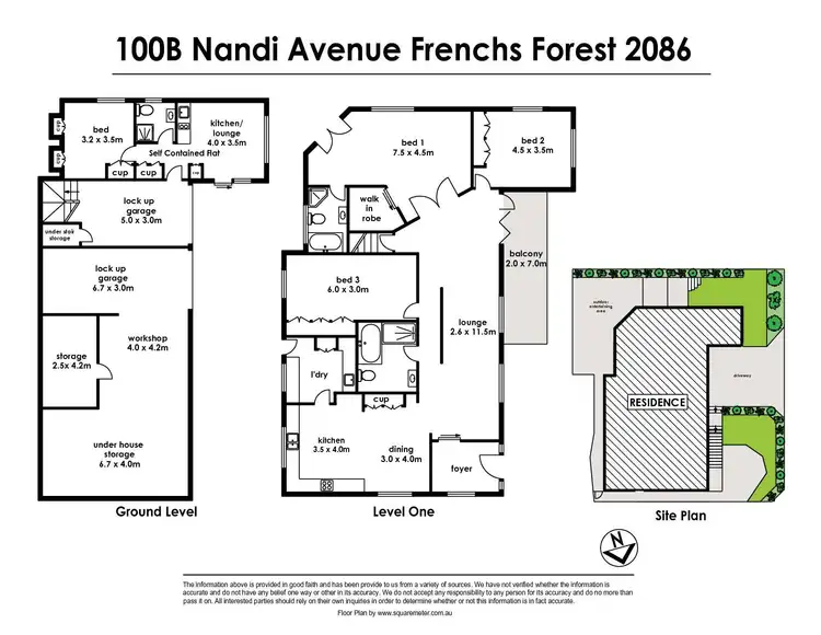 Floorplan of Homely house listing, 100b Nandi Avenue, Frenchs Forest NSW 2086