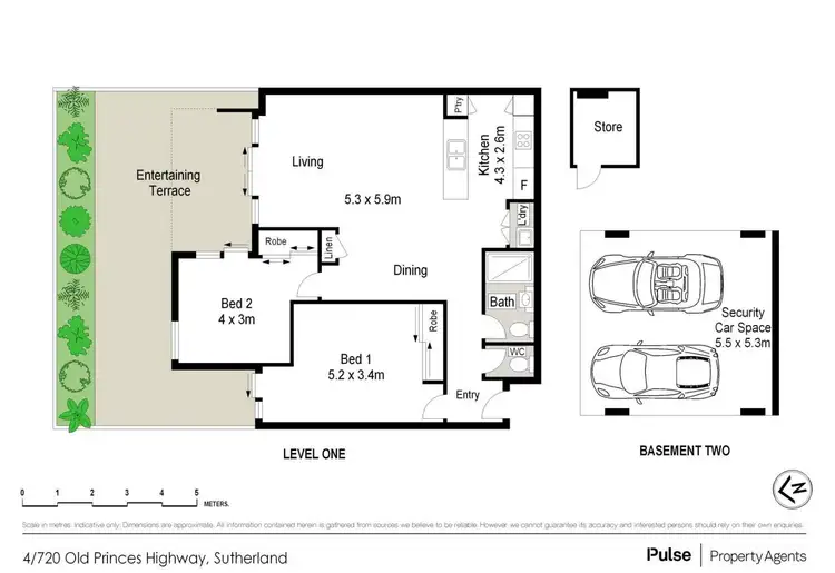 Floorplan of Homely unit listing, 4/720 Old Princes Highway, Sutherland NSW 2232