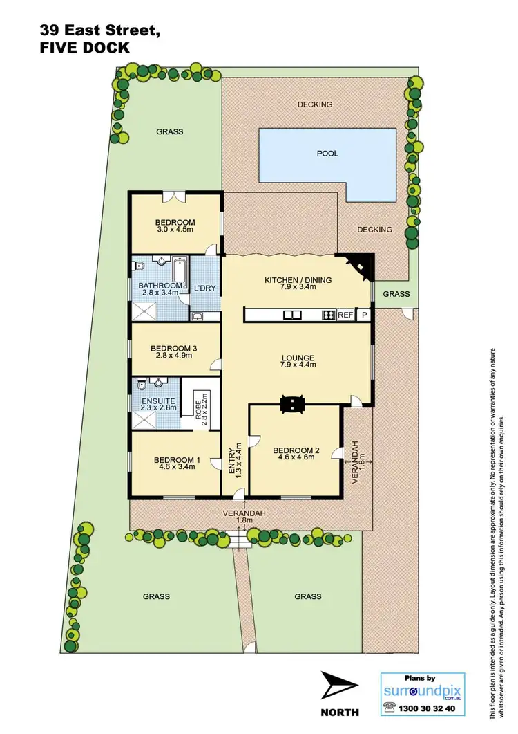 Floorplan of Homely house listing, 39 East Street, Five Dock NSW 2046